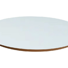 Mesa De Jantar Cone Redonda Cor Cimento Rústico Fosco - Diver