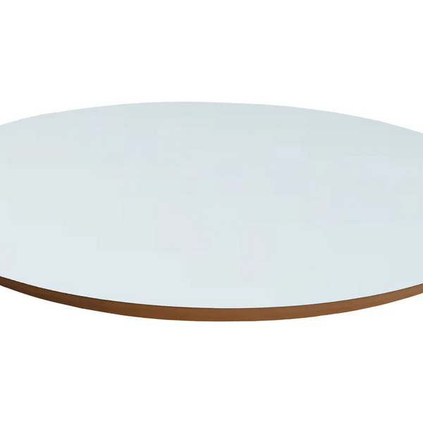 Mesa De Jantar Cone Redonda Cor Cimento Rústico Fosco - Diver