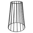 Mesa De Jantar Cone Redonda Raiada 1 00m Com Tampo De Madeira