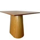 Mesa De Jantar Cone Retangular 244x137 Cm Base Oval Freijó Ta