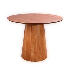 Mesa De Jantar Cone Tampo Laqueado Com Vidro 120cm Facilita Decor ...