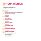 Mesa De Jantar Copper 120cm Tampo Canto Copo Mdf Laminado Com