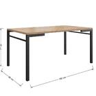 Mesa De Jantar Cozinha Tampo Em Mdp Retangular Attenza 6 Luga