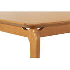 Mesa De Jantar De Madeira 6 Lugares Cascais 180x90 Cm - Mel -