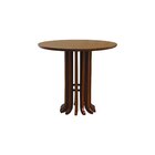 Mesa De Jantar Denver Tampo Oval 160x90cm Amêndoa