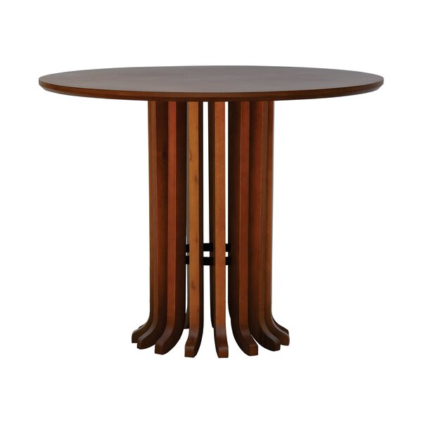 Mesa De Jantar Denver Tampo Redondo Ø100 Amêndoa