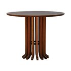 Mesa De Jantar Denver Tampo Redondo Ø120 Amêndoa