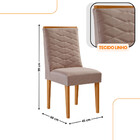 Mesa De Jantar Diane 120cm Tampo Mdf Laminado Com 4 Cadeiras