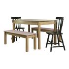 Mesa De Jantar Ditália 2bancos 2cad Ja-220+ja-225