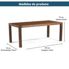 Mesa De Jantar Edge Renar Retangular 190 Cm X 90 Cmmadeira Ma