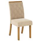 Mesa De Jantar Egípcio Com 8 Cadeiras Vitória H02 Nat/off/lin