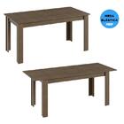 Mesa De Jantar Elástica Extensível Mdp 4 Pés - Ameixa Negra