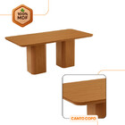 Mesa De Jantar Eloise 180cm Tampo Mdf Laminado Com 6 Cadeiras