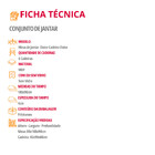 Mesa De Jantar Eloise 180cm Tampo Mdf Laminado Com 6 Cadeiras