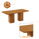 Mesa De Jantar Eloise 180cm Tampo Mdf Laminado Com 6 Cadeiras