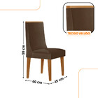 Mesa De Jantar Eloise 90cm Tampo Mdf Laminado Com 4 Cadeiras