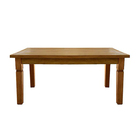 Mesa De Jantar Em Madeira Maciça 2,50m Demolição Rústica