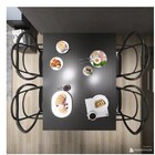 Mesa De Jantar Estilo Industrial  C/ Cadeira Allegra 4 Unidad