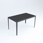 Mesa De Jantar Estrutura Em Aço 140x80cm Rio Preto