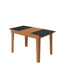 Mesa De Jantar Extensível 120cm Naturalle Naturale/preto