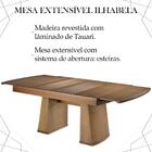 Mesa De Jantar Extensivel 162 Ou 222 Cm Madeira Nacc
