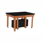 Mesa De Jantar Extensível Até 5 Metros Em Madeira Com Rodízio