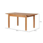 Mesa De Jantar Extensível Euro - Nozes - Meu Móvel De Madeira