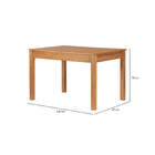 Mesa De Jantar Extensível Euro - Nozes - Meu Móvel De Madeira