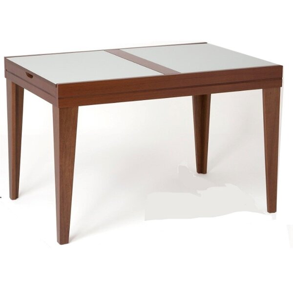 Mesa De Jantar Extensível Madeira Maciça Tampo Com Vidro Paris Imbuia ...