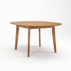 Mesa De Jantar Extensível Redonda Com 4 Cadeiras Madeira Maci