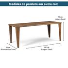 Mesa De Jantar Fit Renar Retangular 160 Cm X 90 Cm Madeira Ma