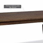 Mesa De Jantar Flórida 200 Design Rústico Tampo Reforçado 29m