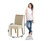 Mesa De Jantar Ghala 160cm 6 Cadeiras Vita - Nature/off Whit