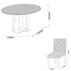 Mesa De Jantar Giratória Isabela 6 Cadeiras Isabela New Ceval