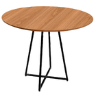 Mesa De Jantar Inca Plus Redonda Com Tampo De 1 40m Madeira -