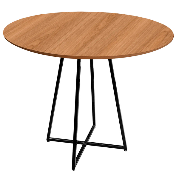 Mesa De Jantar Inca Plus Redonda Com Tampo De 1 40m Madeira -