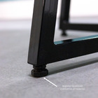 Mesa De Jantar Inca Redonda Com Tampo De 1 00m Coverglass - V