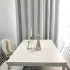 Mesa De Jantar Industrial 135x78cm Branco