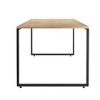 Mesa De Jantar Industrial Aço Tampo Em Bp Porto Espresso Móve