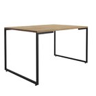 Mesa De Jantar Industrial Aço Tampo Em Bp Porto Espresso Móve