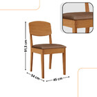 Mesa De Jantar Isadora 120cm Tampo Mdf Vidro Com 4 Cadeiras C