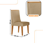 Mesa De Jantar Isadora 180cm Tampo Mdf Laminado Com 6 Cadeira