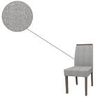 Mesa De Jantar Isis 120x120 Com 4 Cadeiras Veneza Linho Imbui