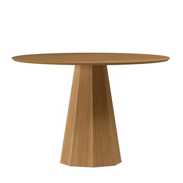 Mesa De Jantar Isis 120x120 Tampo Em Mdf - New Ceval