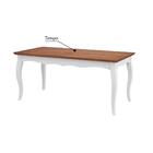 Mesa De Jantar Italy 160 Cm - Imbuia/branco