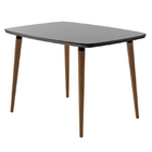 Mesa De Jantar Jade 4 Lugares Black Com Vidro - Rv Móveis