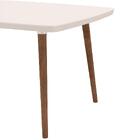 Mesa De Jantar Jade 6 Lugares Off White Com Vidro - Rv Móveis