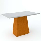 Mesa De Jantar Jasmin 1,20m Com 4 Cadeiras Amanda Ypê/offwhit