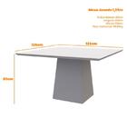 Mesa De Jantar Jasmin 135x135 - Pr Móveis