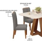 Mesa De Jantar Kiara E 4 Cadeiras Yasmin Dj Moveis